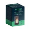 Lampka nocna światło świecy V-TAC 3W LED ładowanie USB ściemnianie czarna VT-7564 3000K 110lm